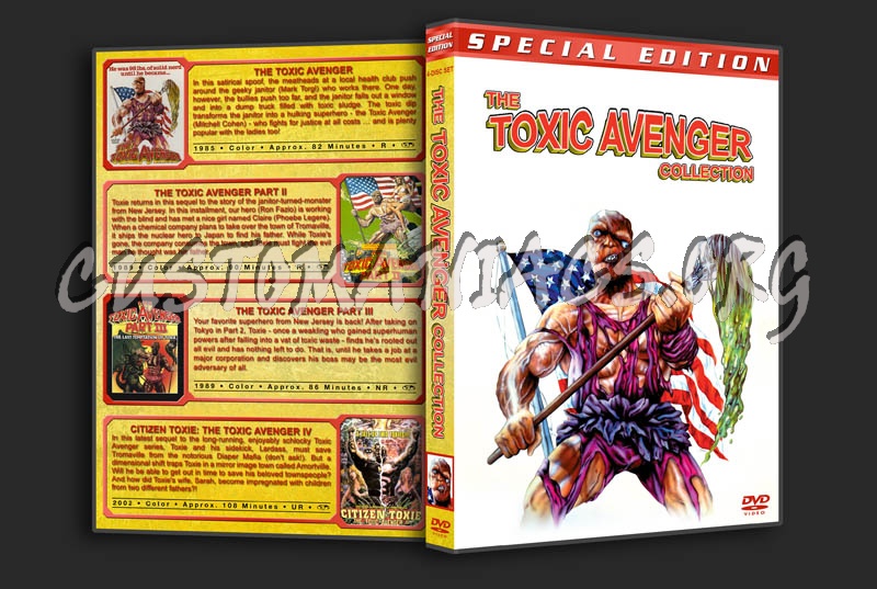 The Toxic Avenger Collection dvd cover