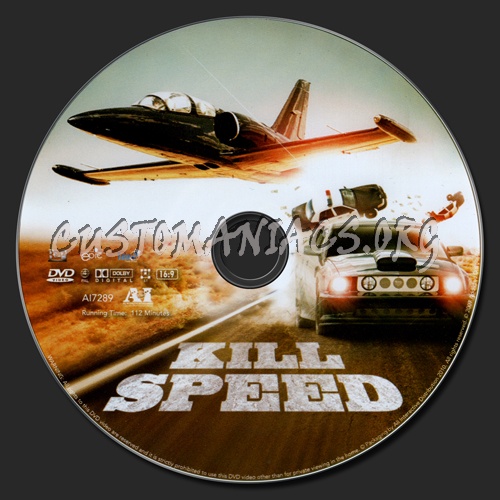 Kill Speed dvd label