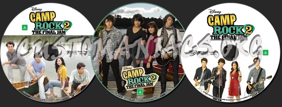 Camp Rock 2 - The Final Jam dvd label