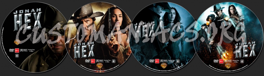 Jonah Hex dvd label