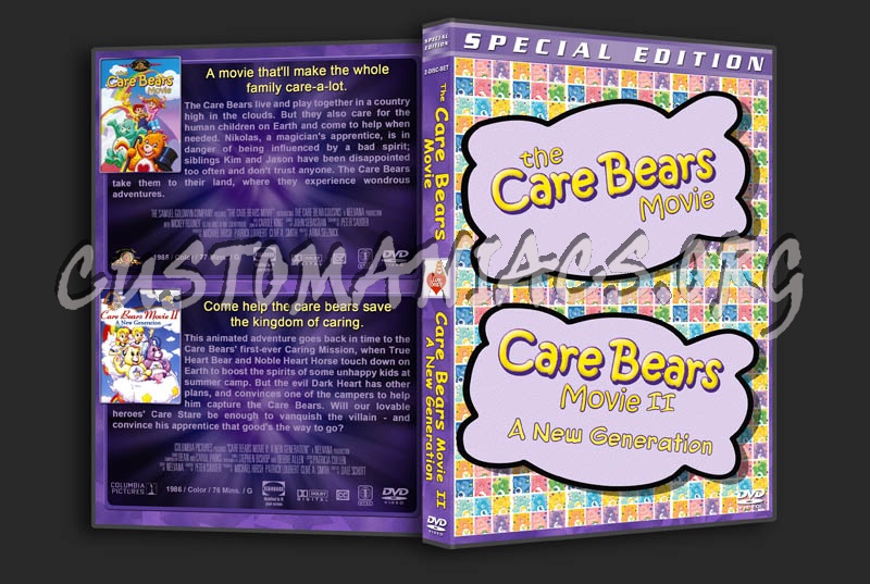 The Care Bears Movie Double Feature dvd cover