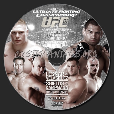 UFC 121 Lesnar vs. Velasquez dvd label