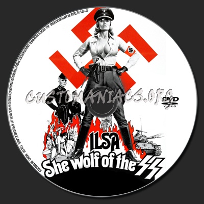 Ilsa She Wolf of the SS dvd label