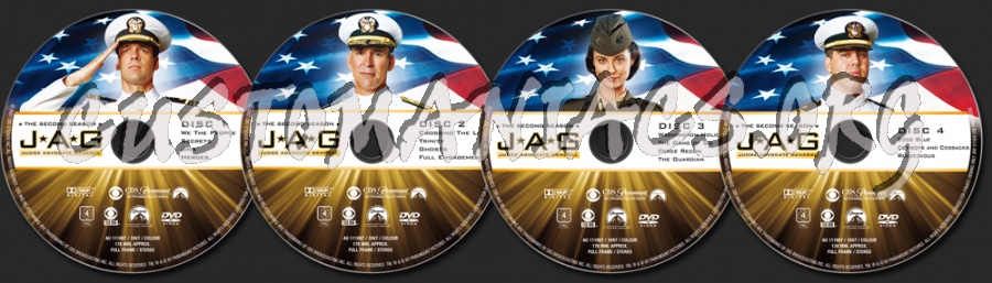 Jag Season 2 dvd label