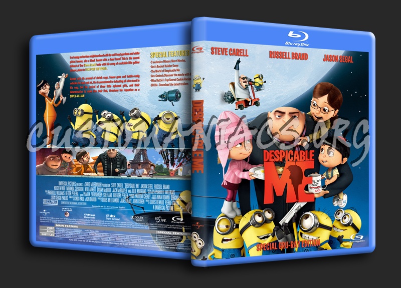 Despicable Me blu-ray cover - DVD Covers & Labels by Customaniacs, id ...