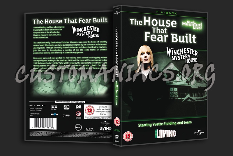 Most Haunted Live The House That Fear Built dvd cover