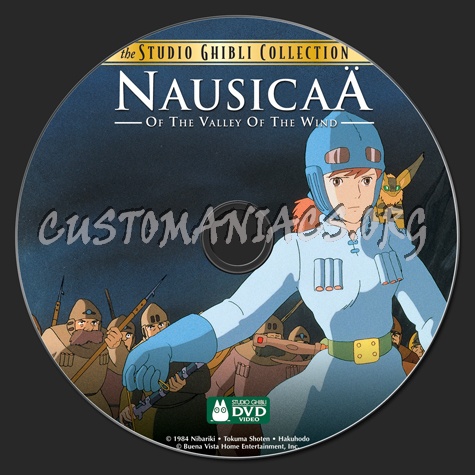 Nausicaa of the Valley of the Wind dvd label