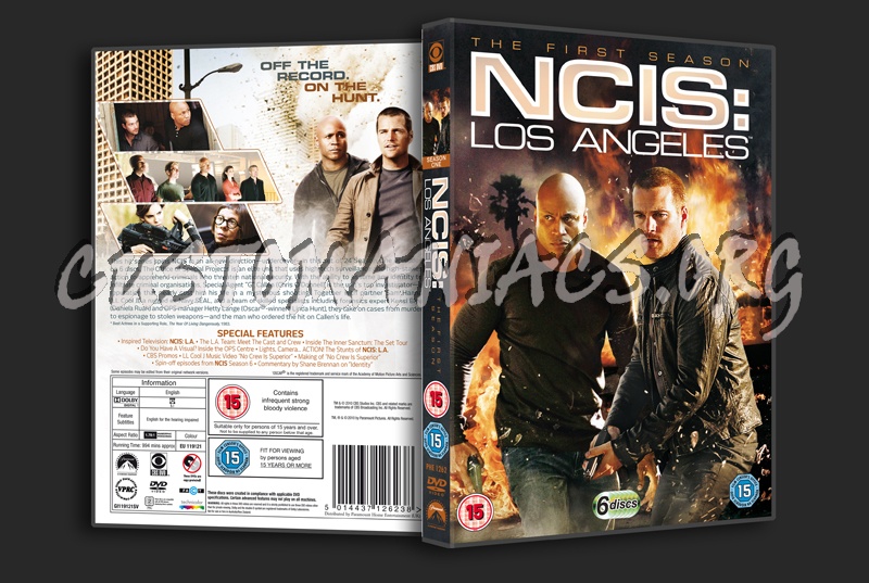 NCIS Los Angeles Season 1 dvd cover