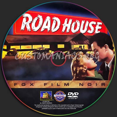 Road House dvd label