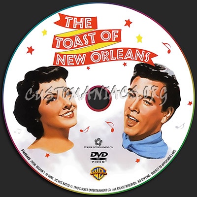 The Toast of New Orleans dvd label