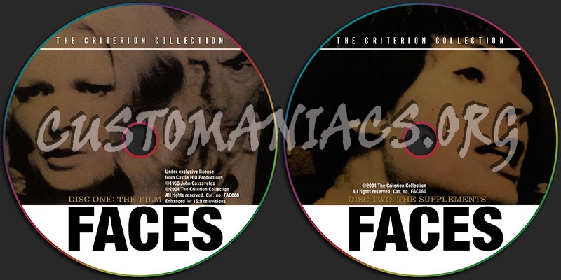 252 - Faces dvd label