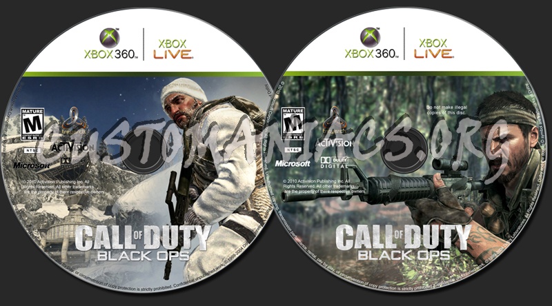 Call of Duty - Black Ops dvd label