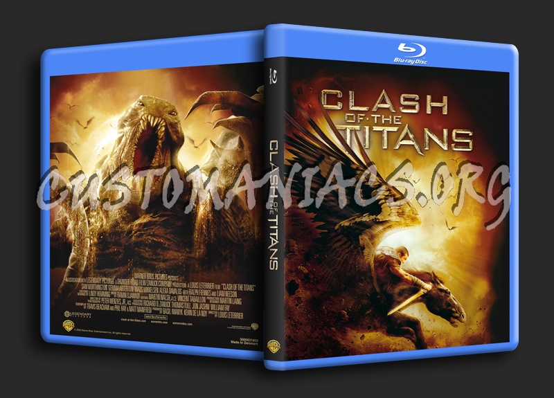 Clash of the Titans blu-ray cover