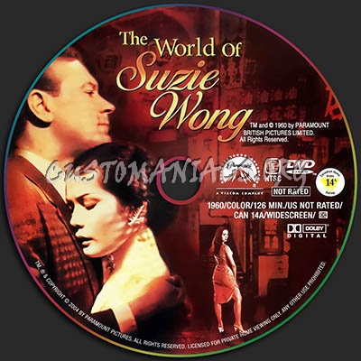 The World of Suzie Wong dvd label