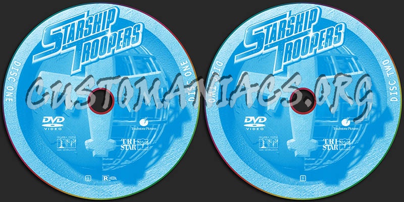 Starship Troopers dvd label