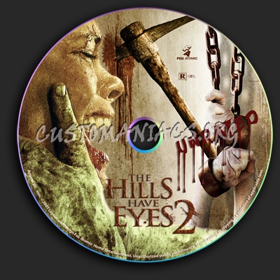 The Hills Have Eyes 2 Unrated dvd label