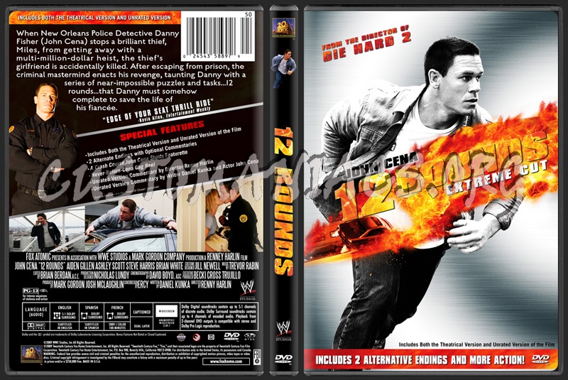 12 Rounds 2: Reloaded dvd cover - DVD Covers & Labels by Customaniacs, id:  195173 free download highres dvd cover