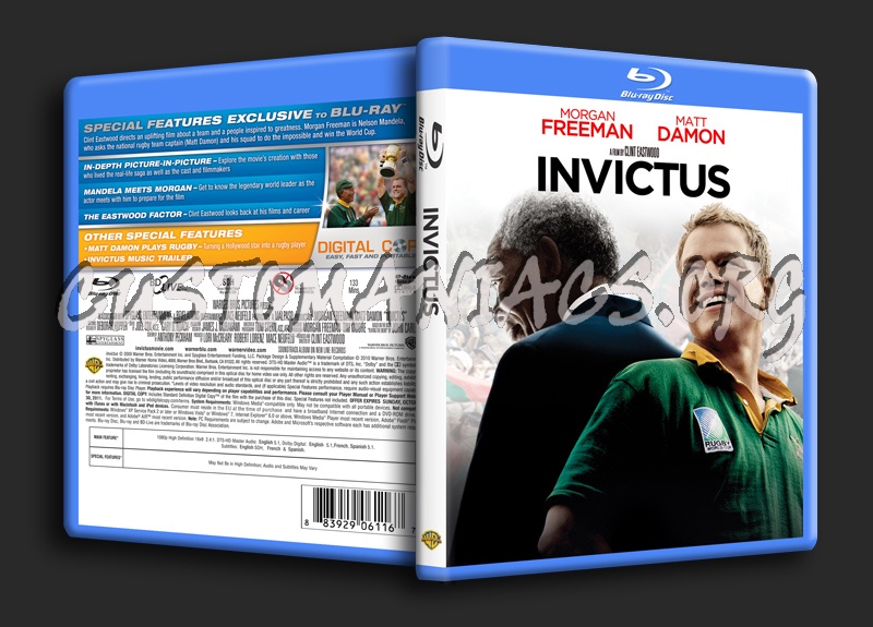 Invictus blu-ray cover