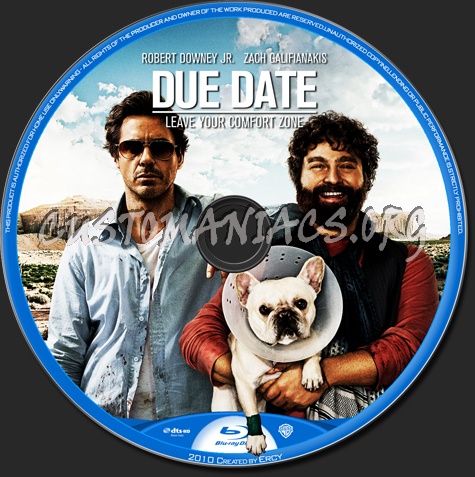 Due Date blu-ray label