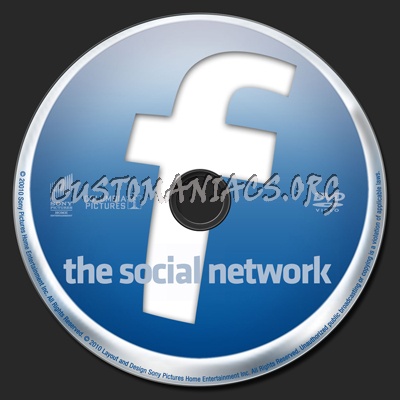 The Social Network dvd label