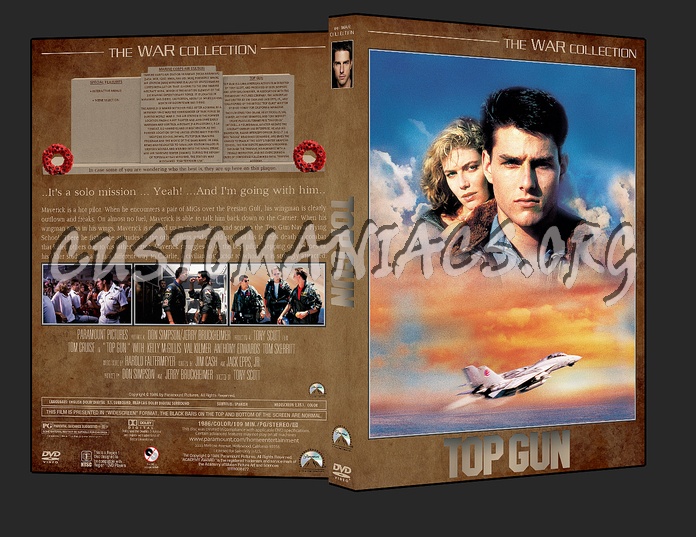 War Collection Top Gun dvd cover