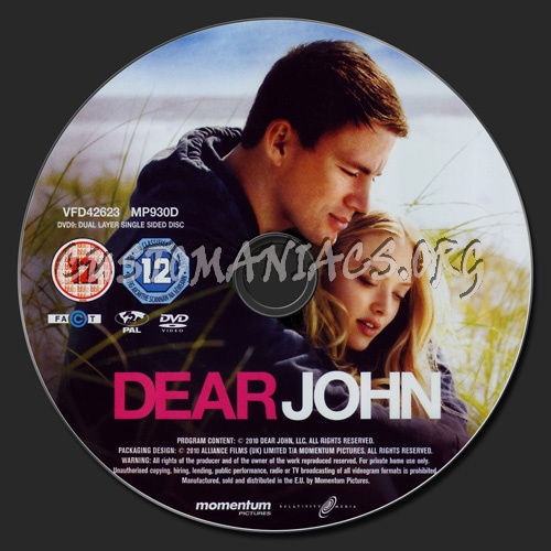 Dear John dvd label