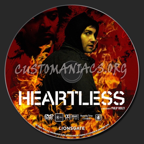 Heartless dvd label