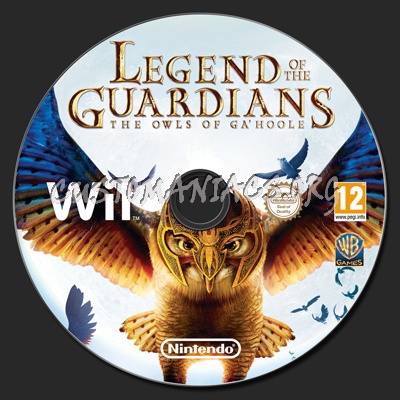 Legend of the Guardians: The Owls of Ga'Hoole dvd label