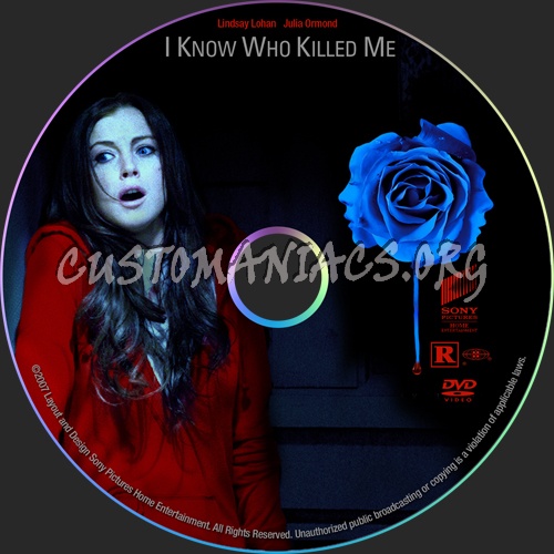 I Know Who Killed Me dvd label