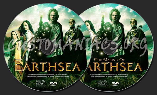 Earthsea dvd label