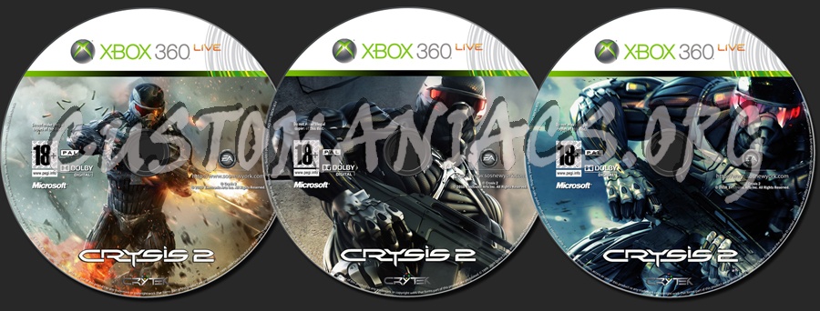 Crysis 2 dvd label