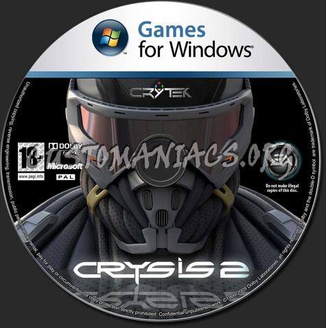 Crysis 2 dvd label