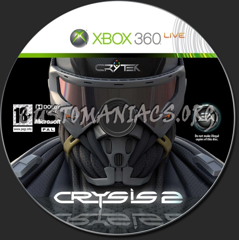 Crysis 2 dvd label