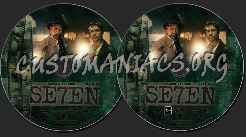 Se7en / Seven dvd label