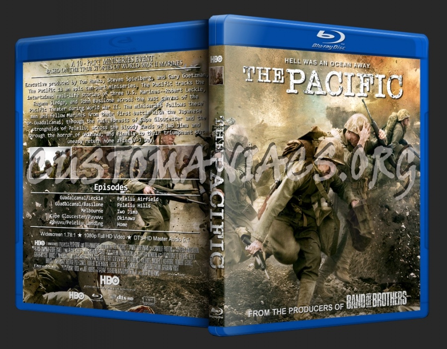 The Pacific blu-ray cover