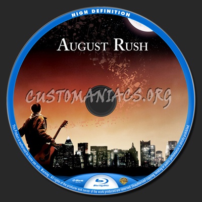 August Rush blu-ray label