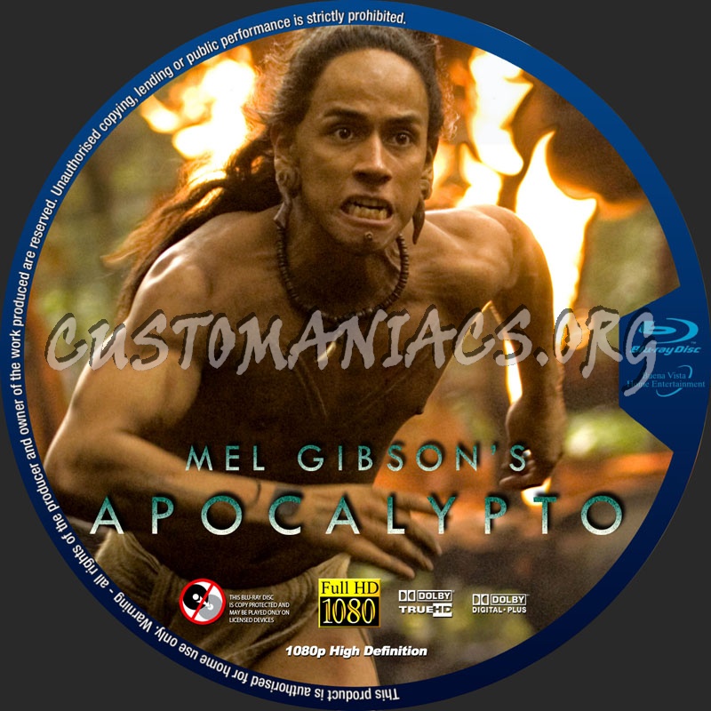 Apocalypto blu-ray label