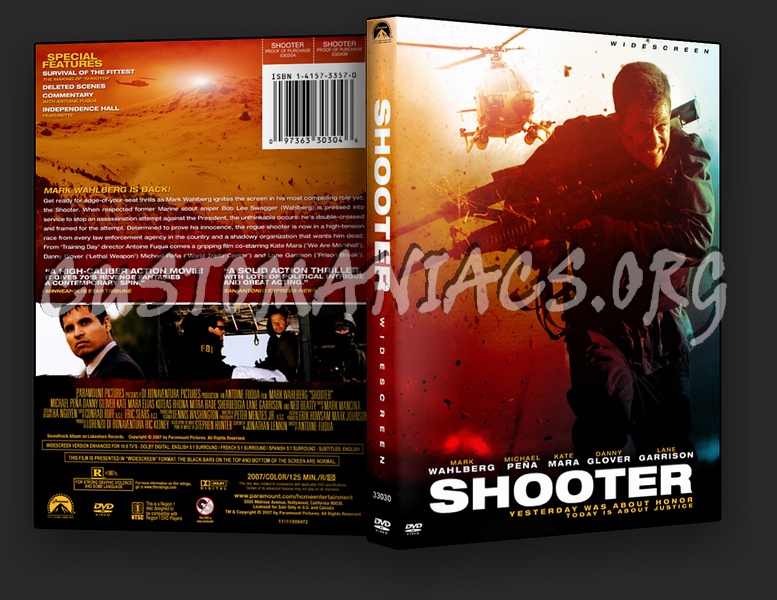 Shooter dvd cover - DVD Covers & Labels by Customaniacs, id: 23509 free ...