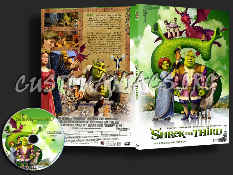 Shrek The Third - DVD Covers & Labels by Customaniacs, id: 23527 free ...