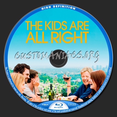 The Kids Are All Right blu-ray label