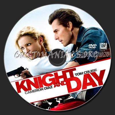 Knight and Day dvd label