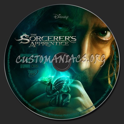 The Sorcerer's Apprentice dvd label