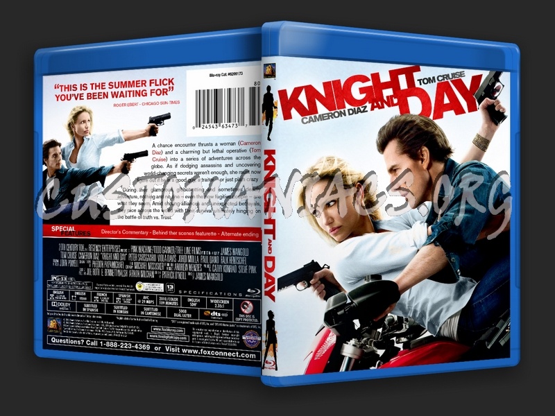 Knight and Day blu-ray cover