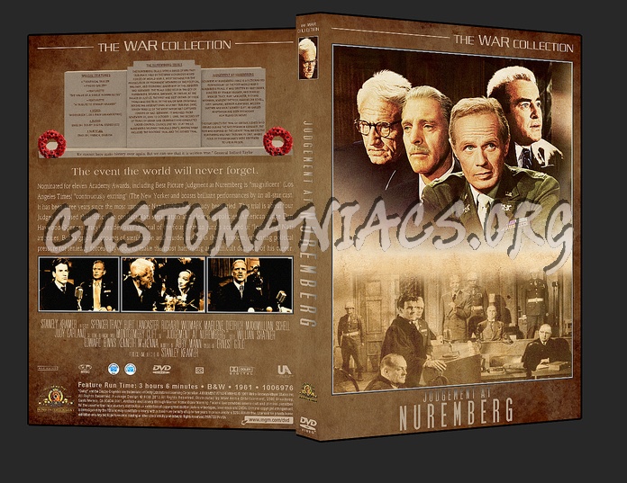 War Collection Judgement at Nuremberg dvd cover