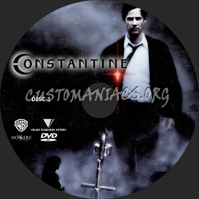 Constantine dvd label