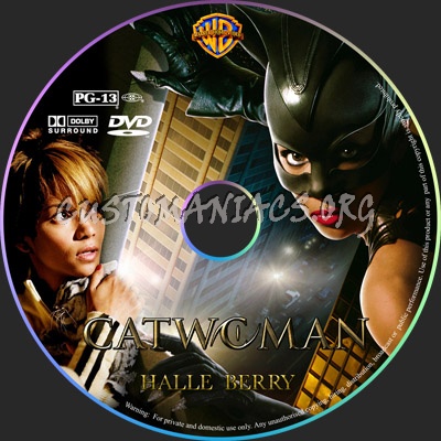 Catwoman dvd label