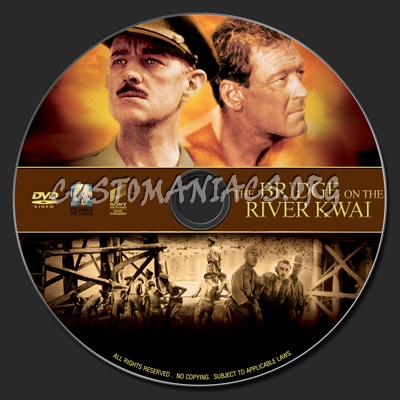 The Bridge On The River Kwai dvd label