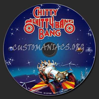 Chitty Chitty Bang Bang blu-ray label