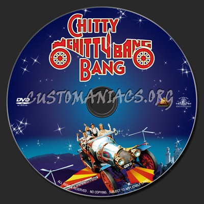 Chitty Chitty Bang Bang dvd label