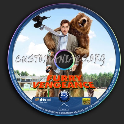 Furry Vengeance blu-ray label